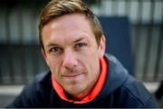 11 June 2018; Dane Haylett-Petty poses for a portrait after an Australian Wallabies Press Conference in Melbourne, Australia. Photo by Brendan Moran/Sportsfile