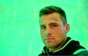 11 June 2018; CJ Stander poses for a portrait after an Ireland Rugby Press Conference in Melbourne, Australia. Photo by Brendan Moran/Sportsfile
