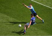 10 June 2018; Robbie Smyth of Longford in action against Michael Fitzsimons of Dublin during the Leinster GAA Football Senior Championship Semi-Final match between Dublin and Longford at Croke Park in Dublin. Photo by Piaras Ó Mídheach/Sportsfile