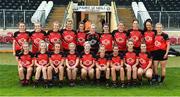 9 June 2018; The Down squad before the TG4 Ulster Ladies IFC semi-final match between Down and Fermanagh at Healy Park in Omagh, County Tyrone. Photo by Oliver McVeigh/Sportsfile