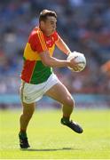 10 June 2018; Jordan Morrissey of Carlow during the Leinster GAA Football Senior Championship Semi-Final match between Carlow and Laois at Croke Park in Dublin. Photo by Stephen McCarthy/Sportsfile