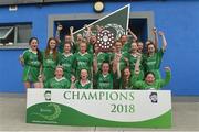 10 June 2018; Ballygalget, Co Down players celebrate after the Division 2 final, at the John West Féile na nGael national competition which took place this weekend across Connacht, Westmeath and Longford. This is the third year that the Féile na nGael and Féile Peile na nÓg have been sponsored by John West, one of the world’s leading suppliers of fish. The competition gives up-and-coming GAA superstars the chance to participate and play in their respective Féile tournament, at a level which suits their age, skills and strengths. Photo by Matt Browne/Sportsfile