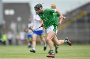 10 June 2018; Cormac Ryan of Limerick during the Electric Ireland Munster GAA Hurling Minor Championship match between Limerick and Waterford at the Gaelic Grounds in Limerick. Photo by Ramsey Cardy/Sportsfile