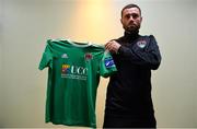 12 June 2018; Damien Delaney poses for a portrait following a Cork City press conference at Cork Airport Hotel in Cork. Photo by Sam Barnes/Sportsfile