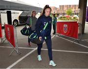 12 June 2018; Tyler Toland of Republic of Ireland arrives prior to the FIFA 2019 Women's World Cup Qualifier match between Norway and Republic of Ireland at the SR-Bank Arena in Stavanger, Norway. Photo by Seb Daly/Sportsfile