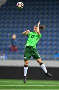 12 June 2018; Karen Duggan of Republic of Ireland warms up prior to the FIFA 2019 Women's World Cup qualifier match between Norway and Republic of Ireland at the Viking Stadion in Stavanger, Norway. Photo by Seb Daly/Sportsfile