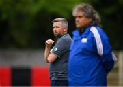12 June 2018; Ireland head coach Greg Yelverton during the College & Universities Football League match between Ireland and France at the City Calling Stadium in Longford. Photo by Eóin Noonan/Sportsfile