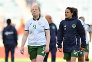 12 June 2018; Amber Barrett of Republic of Ireland following her side's defeat during the FIFA 2019 Women's World Cup Qualifier match between Norway and Republic of Ireland at the SR-Bank Arena in Stavanger, Norway. Photo by Seb Daly/Sportsfile