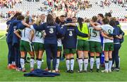 12 June 2018; Republic of Ireland players and staff following the FIFA 2019 Women's World Cup Qualifier match between Norway and Republic of Ireland at the SR-Bank Arena in Stavanger, Norway. Photo by Seb Daly/Sportsfile