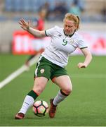 12 June 2018; Amber Barrett of Republic of Ireland during the FIFA 2019 Women's World Cup Qualifier match between Norway and Republic of Ireland at the SR-Bank Arena in Stavanger, Norway. Photo by Seb Daly/Sportsfile