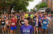 13 June 2018; Cork Camogie player and Official starter of the Grant Thornton 5k, Ashling Thompson at the start of the Grant Thornton Corporate 5K Team Challenge in Cork City, Cork. Photo by Matt Browne/Sportsfile