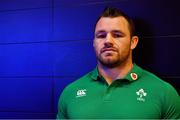 14 June 2018; Cian Healy poses for a portrait after an Ireland rugby press conference in Melbourne, Australia. Photo by Brendan Moran/Sportsfile