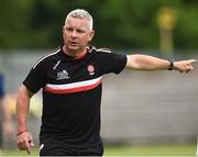 10 June 2018; Derry manager Mickey Donnelly during the Eirgrid Ulster GAA Football U20 Championship match between Down and Derry at St Tiernach's Park in Clones, Monaghan.  Photo by Oliver McVeigh/Sportsfile