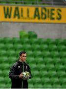 15 June 2018; Jonathan Sexton during the Ireland rugby squad captain's run in AMMI Park in Melbourne, Australia. Photo by Brendan Moran/Sportsfile