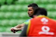 15 June 2018; Rob Kearney during the Ireland rugby squad captain's run in AMMI Park in Melbourne, Australia. Photo by Brendan Moran/Sportsfile