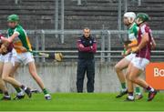 13 June 2018; Galway selector Cyril Donnellan looks on during the Bord Gáis Energy Leinster Under 21 Hurling Championship 2018 Quarter Final match between Offaly and Galway at Bord Na Móna O'Connor Park, in Tullamore, Offaly. Photo by Piaras Ó Mídheach/Sportsfile