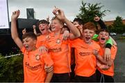 15 June 2018; Kilkenny players celebrate following the Bowl Final match between Kilkenny and Midlands during the SFAI Kennedy Cup Finals at University of Limerick, Limerick. Photo by Tom Beary/Sportsfile