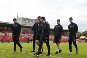 15 June 2018; Cork City players walk the pitch prior to the SSE Airtricity League Premier Division match between Cork City and Bohemians at Turner's Cross in Cork. Photo by Eóin Noonan/Sportsfile