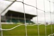 15 June 2018; A detailed view of the goal netting at the Market's Field prior to the SSE Airtricity League Premier Division match between Limerick and Shamrock Rovers at Market's Field, Limerick. Photo by Tom Beary/Sportsfile