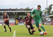 15 June 2018; Kieran Sadlier of Cork City in action against Derek Pender of Bohemians during the SSE Airtricity League Premier Division match between Cork City and Bohemians at Turner's Cross in Cork. Photo by Eóin Noonan/Sportsfile