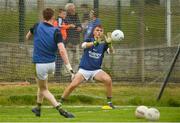 15 June 2018; Kerry goalkeeper Deividas Uosis warms up prior to the EirGrid Munster GAA Football U20 Championship quarter-final match between Limerick and Kerry in Newcastlewest, Co. Limerick. Photo by Diarmuid Greene/Sportsfile