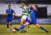 15 June 2018; Sean Boyd of Shamrock Rovers in action against Tony Whitehead of Limerick during the SSE Airtricity League Premier Division match between Limerick and Shamrock Rovers at Market's Field, Limerick. Photo by Tom Beary/Sportsfile