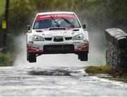 16 June 2018; Garry Jennings and Rory Kennedy in a Subaru Impreza WRC S12B during stage 8 Knockalla of the Joule Donegal International Rally Day 2 in Letterkenny, Donegal. Photo by Philip Fitzpatrick/Sportsfile