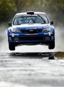 16 June 2018; Darren Gass and Enda Sherry in a Subaru Impreza WRC S14 during stage 8 Knockalla of the Joule Donegal International Rally day 2 in Letterkenny, Donegal. Photo by Philip Fitzpatrick/Sportsfile
