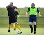 16 June 2018; Paul McGeeney of Ulster 2 in action against Steven O'Leary of Munster 2 during the Special Olympics 2018 Ireland Games at the FAI National Training Centre in Abbotstown, Dublin. Photo by Ramsey Cardy/Sportsfile