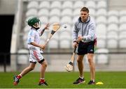 16 June 2018; Bord Gáis Energy Rewards Club winners attended the Bord Gáis Energy #HurlingToTheCore training camp in Páirc Uí Chaoimh today where they had the chance to meet hurling stars and Bord Gáis Energy ambassadors Alan Cadogan of Cork, Paudie Feehan of Tipperary and Fergal Whitely of Dublin. Pictured is Alan Cadogan of Cork during the camp. All attendees were members of the Bord Gáis Energy Rewards Club, which offers its customers unmissable rewards throughout the Championship season, including match tickets and hospitality, access to training camps with Hurling stars and the opportunity to present Man of the Match Awards at U-21 games during the 2018 BGE #HurlingToTheCore training camp at Páirc Uí Chaoimh in Ballintemple, Cork. Photo by Eóin Noonan/Sportsfile