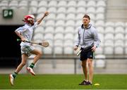 16 June 2018; Bord Gáis Energy Rewards Club winners attended the Bord Gáis Energy #HurlingToTheCore training camp in Páirc Uí Chaoimh today where they had the chance to meet hurling stars and Bord Gáis Energy ambassadors Alan Cadogan of Cork, Paudie Feehan of Tipperary and Fergal Whitely of Dublin. Pictured is Alan Cadogan of Cork during the camp. All attendees were members of the Bord Gáis Energy Rewards Club, which offers its customers unmissable rewards throughout the Championship season, including match tickets and hospitality, access to training camps with Hurling stars and the opportunity to present Man of the Match Awards at U-21 games during the 2018 BGE #HurlingToTheCore training camp at Páirc Uí Chaoimh in Ballintemple, Cork. Photo by Eóin Noonan/Sportsfile