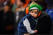 16 June 2018; A young Ireland supporter during the 2018 Mitsubishi Estate Ireland Series 2nd Test match between Australia and Ireland at AAMI Park, in Melbourne, Australia. Photo by Brendan Moran/Sportsfile