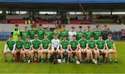 17 June 2018; The Limerick squad before the Electric Ireland Munster GAA Hurling Minor Championship Round 5 match between Clare and Limerick at Cusack Park in Ennis, Clare. Photo by Ray McManus/Sportsfile