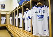 17 June 2018; The jersey of Michael Walsh of Waterford in the dressing room prior to his record breaking 74th consecutive Hurling Championship appearance ahead of the Munster GAA Hurling Senior Championship Round 5 match between Waterford and Cork at Semple Stadium in Thurles, Tipperary. Photo by Matt Browne/Sportsfile