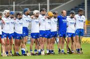 17 June 2018; The Waterford team stand for the anthem ahead of the Munster GAA Hurling Senior Championship Round 5 match between Waterford and Cork at Semple Stadium in Thurles, Tipperary. Photo by Matt Browne/Sportsfile
