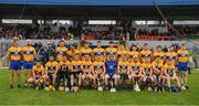 17 June 2018; Clare squad prior to the Munster GAA Hurling Senior Championship Round 5 match between Clare and Limerick at Cusack Park in Ennis, Clare. Photo by Ray McManus/Sportsfile