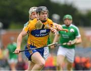 17 June 2018; Tony Kelly of Clare in action against Cian Lynch of Limerick during the Munster GAA Hurling Senior Championship Round 5 match between Clare and Limerick at Cusack Park in Ennis, Clare. Photo by Ray McManus/Sportsfile