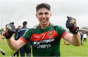 17 June 2018; Cathal Horan of Mayo celebrates after the EirGrid Connacht GAA Football U20 Championship Final match between Mayo and Roscommon at Dr Hyde Park in Roscommon. Photo by Piaras Ó Mídheach/Sportsfile