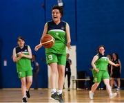 17 June 2018; Shauna Stewart of Connaught Female 1 Team celebrates following the Ladies Basketball Final match between Connaught Female 1 and Eastern Female 2 during the Special Olympics 2018 Ireland Games at the FAI National Training Centre in Abbotstown, Dublin. Photo by Tom Beary/Sportsfile