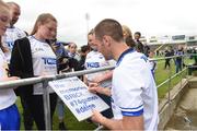 17 June 2018; Michael Walsh of Waterford signs autographs for supporters after the Munster GAA Hurling Senior Championship Round 5 match between Waterford and Cork at Semple Stadium in Thurles, Tipperary. Photo by Matt Browne/Sportsfile