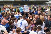 17 June 2018; Michael Walsh of Waterford meets supporters after the Munster GAA Hurling Senior Championship Round 5 match between Waterford and Cork at Semple Stadium in Thurles, Tipperary. Photo by Matt Browne/Sportsfile