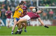 17 June 2018; Paul Conroy of Galway in action against Ciaráin Murtagh of Roscommon during the Connacht GAA Football Senior Championship Final match between Roscommon and Galway at Dr Hyde Park in Roscommon. Photo by Ramsey Cardy/Sportsfile