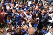 17 June 2018; Michael Walsh of Waterford meets supporters after the Munster GAA Hurling Senior Championship Round 5 match between Waterford and Cork at Semple Stadium in Thurles, Tipperary. Photo by Matt Browne/Sportsfile