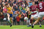 17 June 2018; Ciaráin Murtagh of Roscommon shoots to score his side's first goal during the Connacht GAA Football Senior Championship Final match between Roscommon and Galway at Dr Hyde Park in Roscommon. Photo by Piaras Ó Mídheach/Sportsfile