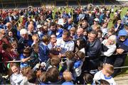 17 June 2018; Michael Walsh of Waterford meets supporters after the Munster GAA Hurling Senior Championship Round 5 match between Waterford and Cork at Semple Stadium in Thurles, Tipperary. Photo by Matt Browne/Sportsfile