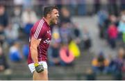 17 June 2018; Damien Comer of Galway issues instructions to a teammate during the Connacht GAA Football Senior Championship Final match between Roscommon and Galway at Dr Hyde Park in Roscommon. Photo by Ramsey Cardy/Sportsfile