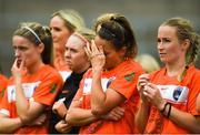 17 June 2018; A dejected Sharon Reel of Armagh after the TG4 Ulster Ladies Football Senior Championship Final match between Armagh and Donegal at Brewster Park in Enniskillen, Co. Fermanagh. Photo by Daire Brennan/Sportsfile