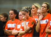 17 June 2018; A dejected Fionnuala McKenna of Armagh after the TG4 Ulster Ladies Football Senior Championship Final match between Armagh and Donegal at Brewster Park in Enniskillen, Co. Fermanagh. Photo by Daire Brennan/Sportsfile