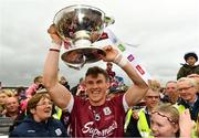 17 June 2018; Shane Walsh of Galway with the cup following the Connacht GAA Football Senior Championship Final match between Roscommon and Galway at Dr Hyde Park in Roscommon. Photo by Ramsey Cardy/Sportsfile