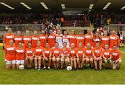 17 June 2018; The Armagh panel ahead of the TG4 Ulster Ladies Football Senior Championship Final match between Armagh and Donegal at Brewster Park in Enniskillen, Co. Fermanagh. Photo by Daire Brennan/Sportsfile